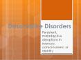 Dissociative Disorders PowerPoint PPT Presentation