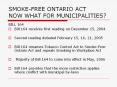 SMOKE-FREE ONTARIO ACT NOW WHAT FOR MUNICIPALITIES? PowerPoint PPT Presentation