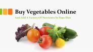 Buy Vegetables Online