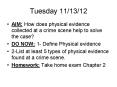 Tuesday 11/13/12 PowerPoint PPT Presentation