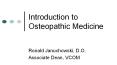 Introduction to Osteopathic Medicine PowerPoint PPT Presentation
