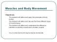 Muscles and Body Movement PowerPoint PPT Presentation