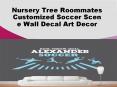 Nursery Tree Roommates Customized Soccer Scene Wall Decal Art Decor PowerPoint PPT Presentation