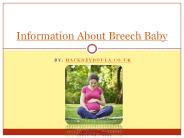 Information About Breech Baby (1)