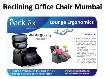 Reclining Office Chair Mumbai