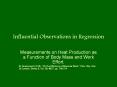 Influential Observations in Regression PowerPoint PPT Presentation