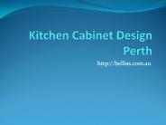Custom Kitchen Cabinet Maker Perth