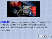 Best Lubricant Supplier in Australia