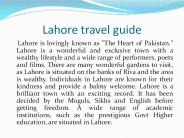 Lahore travel guide