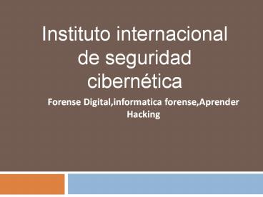 Informatica forense