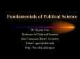 Fundamentals of Political Science PowerPoint PPT Presentation