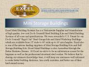 Mini Storage Buildings
