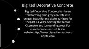 Decorative Concrete Kansas City