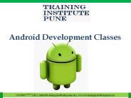 Android Development Classes in Pune | Training Institute Pune
