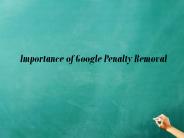 Need Of Google Penalty Removel and Recovery