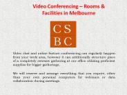 Video Conferencing Facilities in Melbourne