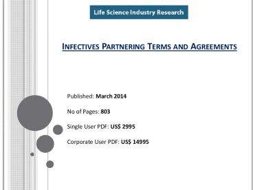 Big Pharma Infectives Deals Market Partnering Research