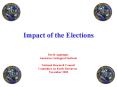 Impact of the Elections PowerPoint PPT Presentation