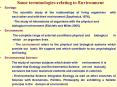 Some terminologies-relating to Environment PowerPoint PPT Presentation