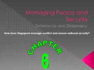Managing Peace and Security