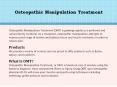 Osteopathic Manipulation Treatment PowerPoint PPT Presentation