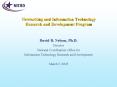 Networking and Information Technology Research and Development Program PowerPoint PPT Presentation