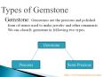 Types of Gemstone PowerPoint PPT Presentation