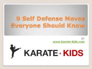9 Self Defense Moves Everyone Should Know