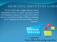 DESIGNING SERVICES By GOIGI