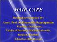 HAIR CARE PowerPoint PPT Presentation