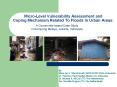 Micro-Level Vulnerability Assessment and Coping Mechanism Related To Floods In Urban Areas: PowerPoint PPT Presentation