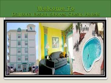 Daytona Beach Shores cheap hotels
