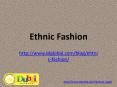 Ethnic Fashion