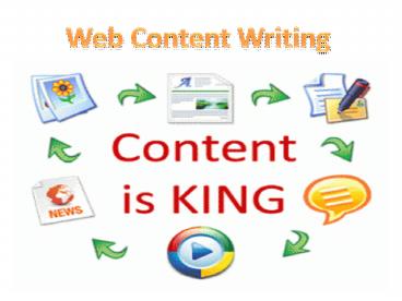 Web Content Writing By GOIGI