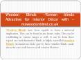 Wooden Blinds-Roman blinds  Attractive for Interior Décor with-mswoodenblind.co.uk PowerPoint PPT Presentation