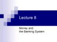 Money and the Banking System PowerPoint PPT Presentation