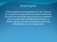 Cricket livescore PowerPoint PPT Presentation