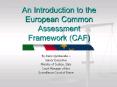 An Introduction to the European Common Assessment Framework (CAF) PowerPoint PPT Presentation