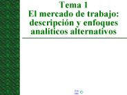 Tema 1 El mercado de trabajo: descripci