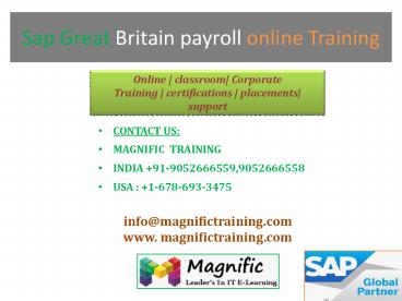 sap great britain payroll online training in mumbai