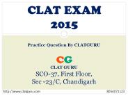 CLAT Mock Tests