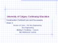 University of Calgary Continuing Education PowerPoint PPT Presentation