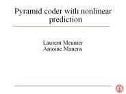 Pyramid coder with nonlinear prediction