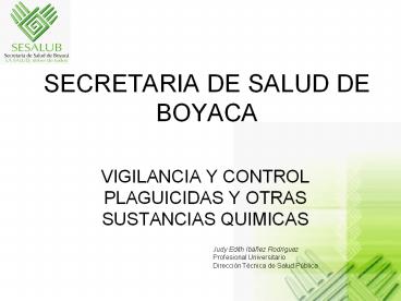 SECRETARIA DE SALUD DE BOYACA