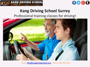 Driving School for Beginners and Senior Drivers