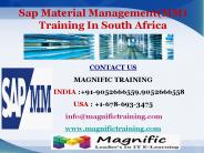 Sap Material Management(MM) Training In South Africa