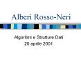Alberi Rosso-Neri PowerPoint PPT Presentation