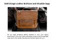 Leather brief case PowerPoint PPT Presentation
