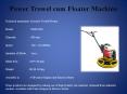 Power Trowel cum Floater Machine PowerPoint PPT Presentation