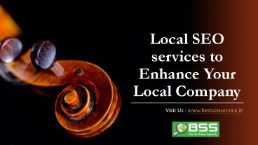 Local SEO Expert services to Enhance Your Local Company